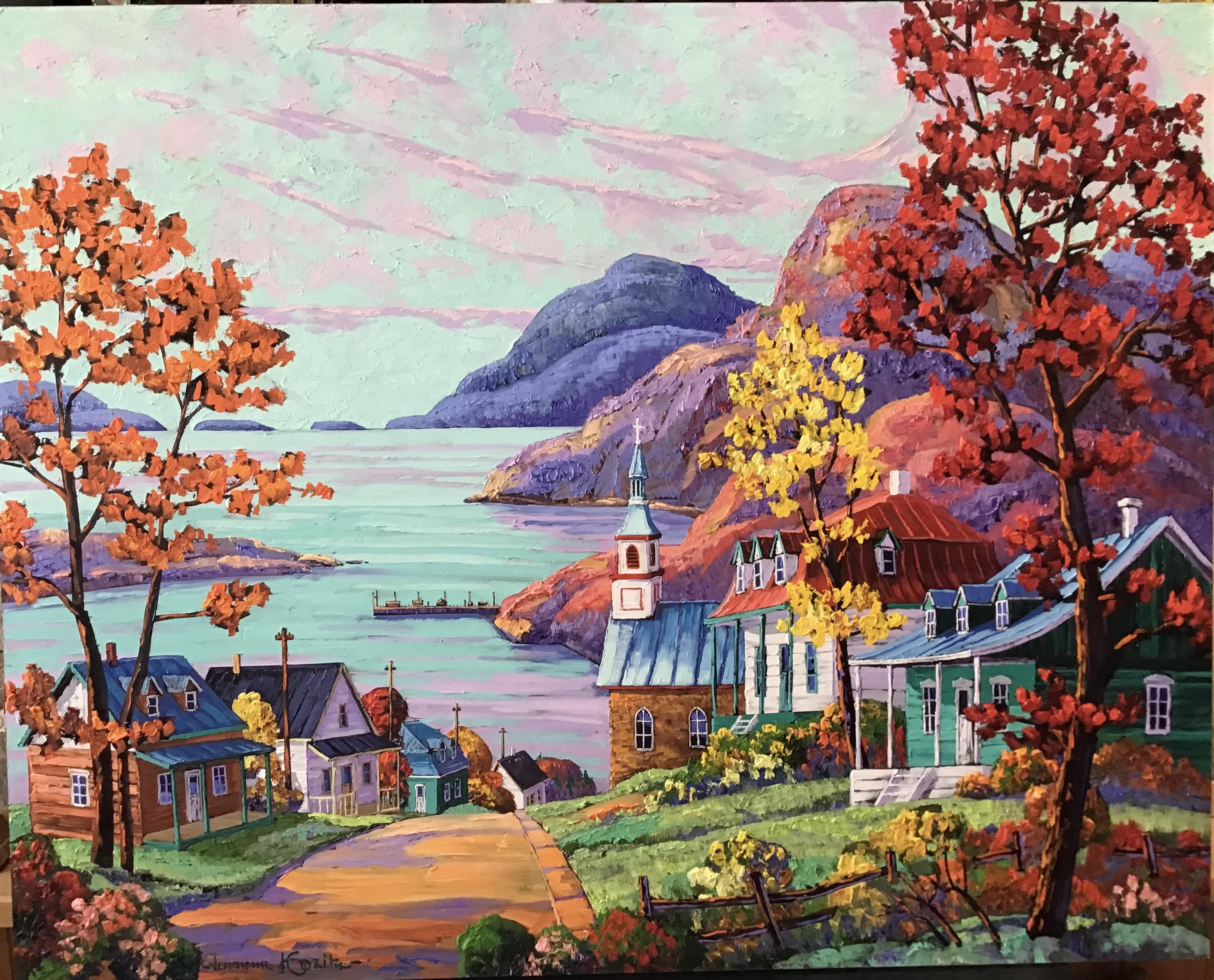 L'automne aux éboulements