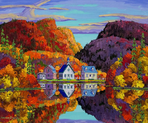 Matin d'octobre dans les Laurentides