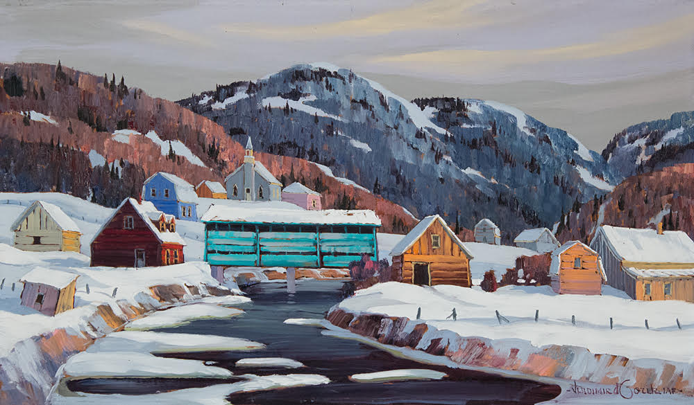 Un pont couvert au Petit Saguenay